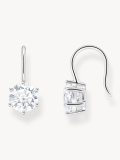 Thomas Sabo Basics Ohrhänger mit grossem, weissem Zirkonia